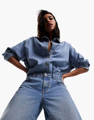 Chemise en jean minimaliste - clair délavé - Asos Design - Modalova