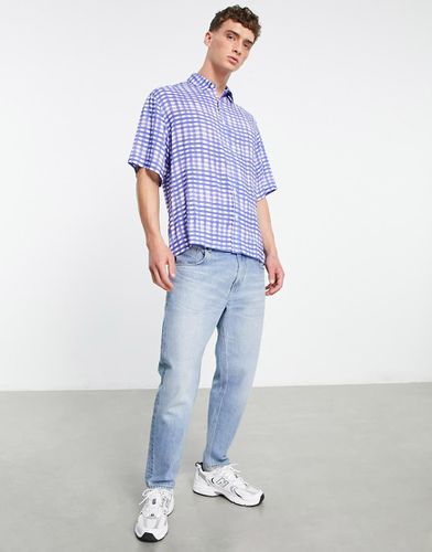 Chemise oversize coupe carrée à carreaux peints - Asos Design - Modalova