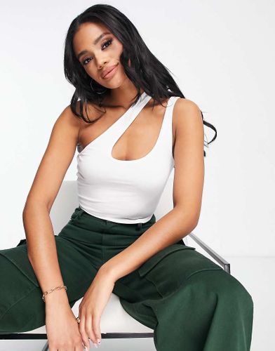 Crop top asymtrique  dcoupe et bretelles - Asos Design - Modalova
