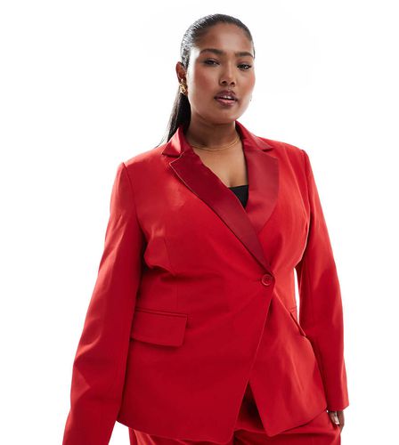 Curve - Blazer d'ensemble style tailleur à taille cintrée - Asos Design - Modalova