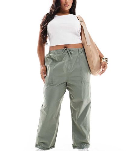 ASOS DESIGN Curve - Pantalon utilitaire - Kaki délavé - Asos Curve - Modalova