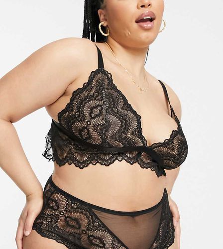 ASOS DESIGN Curve - Rosie - Culotte taille haute en dentelle - Asos Curve - Modalova