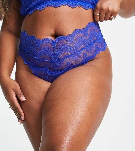 ASOS DESIGN Curve - Rosie - String avec large ceinture - de cobalt - Asos Curve - Modalova