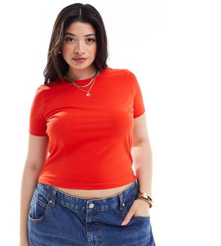 ASOS DESIGN Curve - T-shirt crop top ajusté - Asos Curve - Modalova