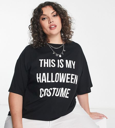 ASOS DESIGN Curve - T-shirt oversize avec inscription This is my Halloween Costume - Asos Curve - Modalova