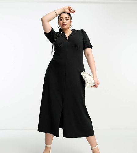 ASOS DESIGN Curve - Ultimate - Robe mi-longue avec col - Asos Curve - Modalova