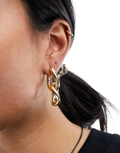 Boucles d'oreilles à pendant maillon - Asos Design - Modalova