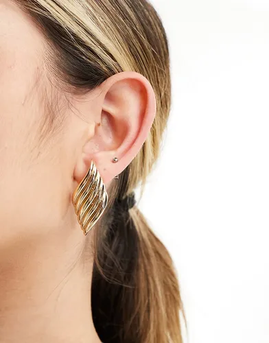Boucles d'oreilles striées - Asos Design - Modalova