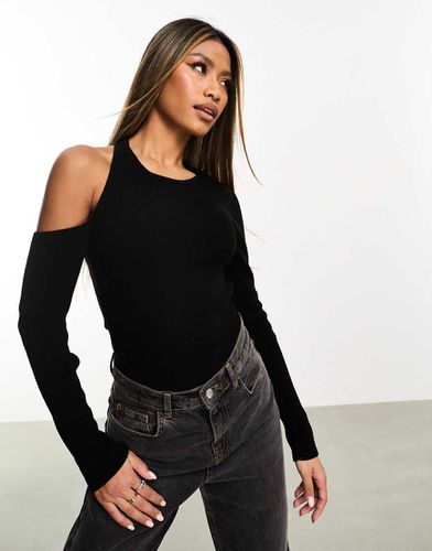 Body en maille à découpe - Asos Design - Modalova