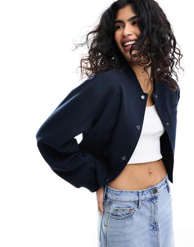 Bomber ajusté à ourlet épuré - Asos Design - Modalova