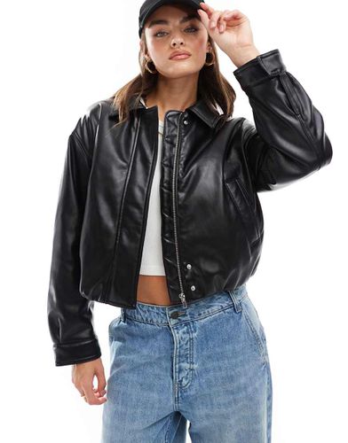 Bomber en imitation cuir - Asos Design - Modalova