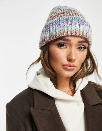 Bonnet en laine mélangée épaisse - Asos Design - Modalova