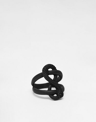 Bague avec ornement serpent enroulé - mat - Asos Design - Modalova