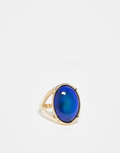 Bague avec pierre d'humeur - Asos Design - Modalova