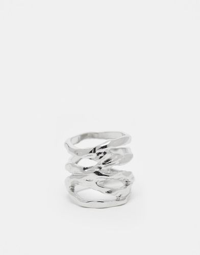 Bague enveloppante effet fondu - Asos Design - Modalova