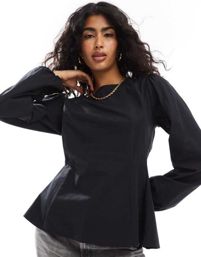 Blouse longue ajustée nouée dans le dos - Asos Design - Modalova