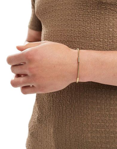 Bracelet en acier inoxydable imperméable - Asos Design - Modalova