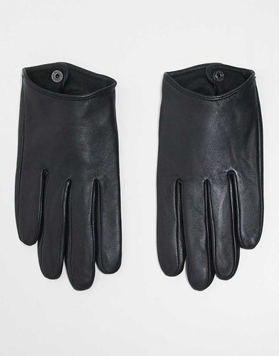 Gants en cuir compatibles écran tactile - Asos Design - Modalova