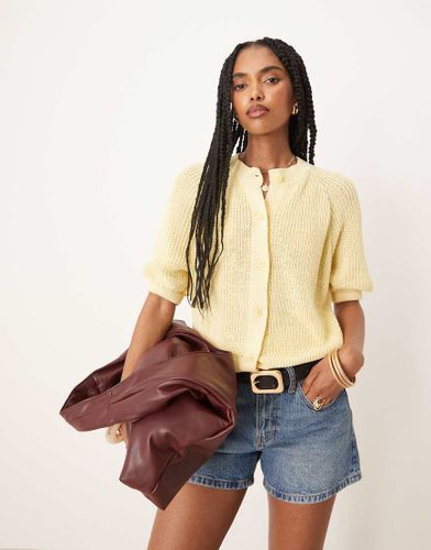 Gilet en maille  manches raglan - Asos Design - Modalova