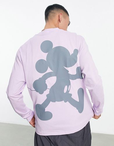 Disney - T-shirt à manches longues et imprimé Mickey Mouse - Asos Design - Modalova