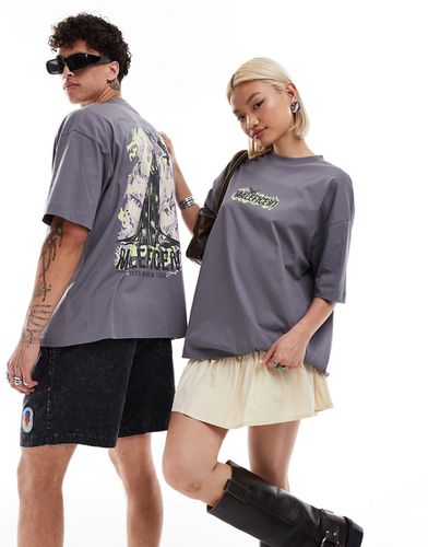 Disney - T-shirt unisexe oversize avec imprimé Maléfique - Asos Design - Modalova