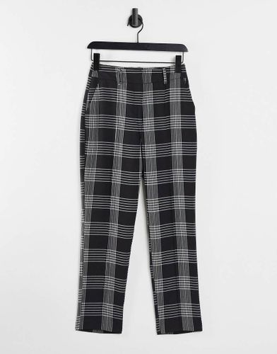 Hourglass - Pantalon cigarette habillé ajusté à carreaux - Monochrome - Asos Design - Modalova