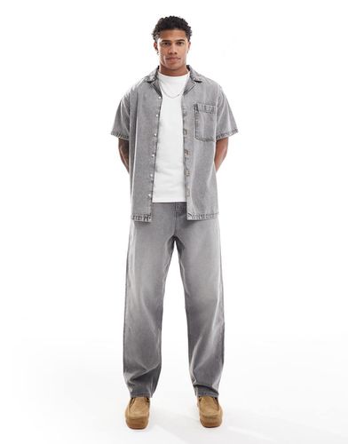 ASOS DESIGN - Jean baggy - Gris - Asos Design - Modalova