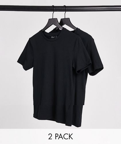 Lot de 2 t-shirts ras de cou moulants - Asos Design - Modalova