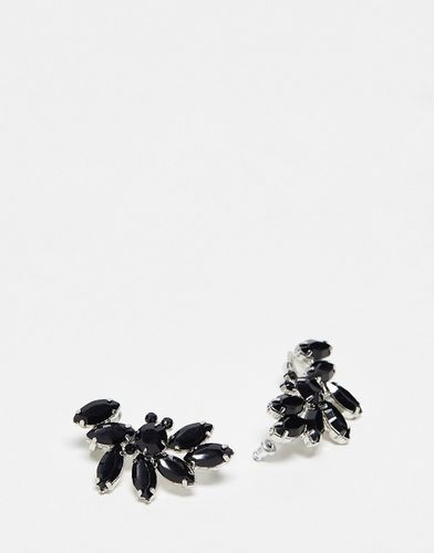 Lot de 2 boucles d'oreilles ornées de cristaux - Asos Design - Modalova
