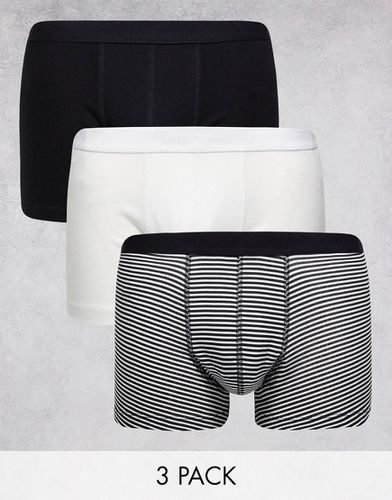 Lot de 3 boxers à rayures et coloris multiples - Asos Design - Modalova
