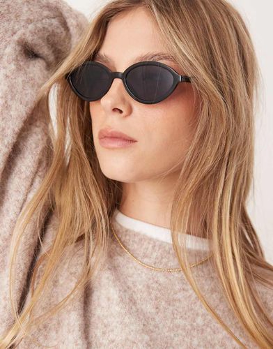 Lunettes de soleil fines et ovales - Asos Design - Modalova