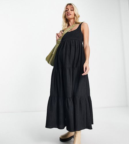 ASOS DESIGN Maternity - Robe d'été longue à fronces avec encolure dégagée - Asos Maternity - Modalova