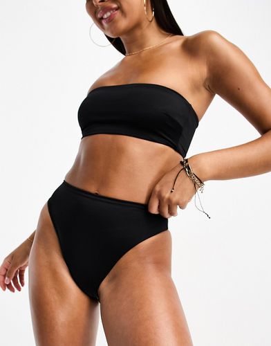 Maya - Mix and Match - Bas de bikini taille haute échancré - Asos Design - Modalova