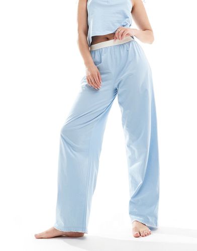 Mix & Match - Pantalon de pyjama à taille exposée - Asos Design - Modalova