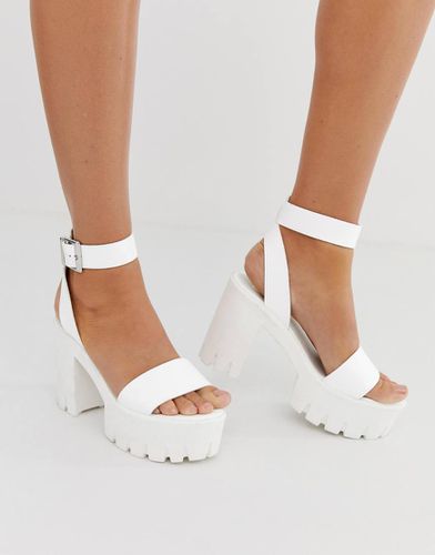 Noticeable - Sandales à talon avec semelle plateforme épaisse - Asos Design - Modalova