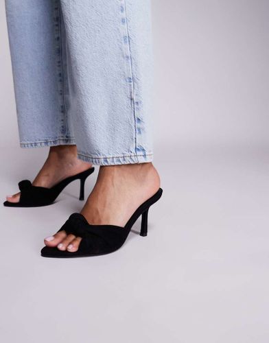 Nemo - Mules en sudine  talon haut avec dtail nou - Asos Design - Modalova