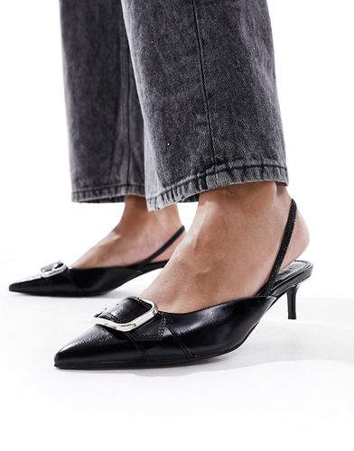 Score - Chaussures à petit talon avec bride arrière et boucle - Asos Design - Modalova