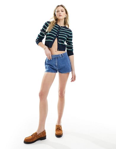 Shorty minimaliste en jean - moyen - Asos Design - Modalova