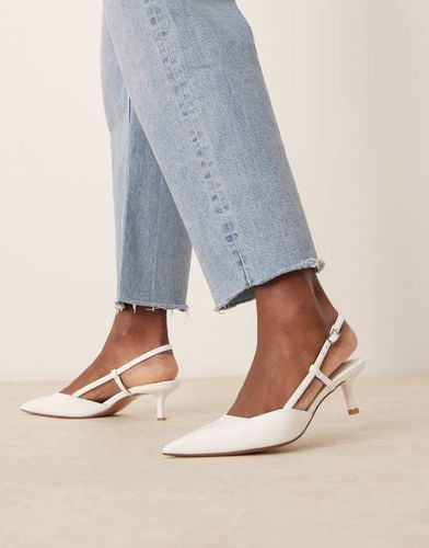 Strike - Chaussures à petit talon et bride arrière - Asos Design - Modalova