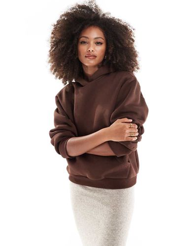 Sweat à capuche oversize - chocolat - Asos Design - Modalova