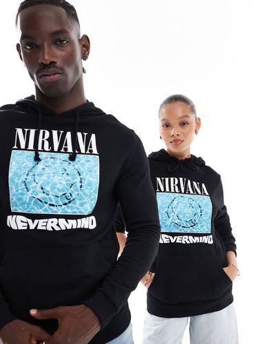 Sweat à capuche avec imprimé Nirvana sous licence - Asos Design - Modalova