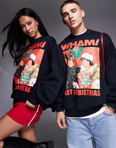 Sweat unisexe ultra oversize avec imprimé WHAM de Noël - Asos Design - Modalova