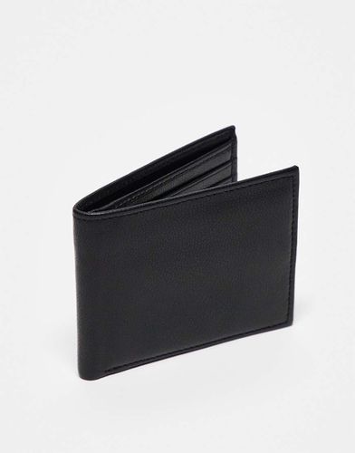 Portefeuille en cuir avec emplacement pour cartes - Asos Design - Modalova