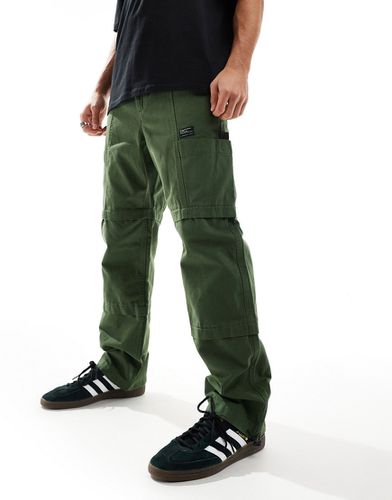 Pantalon cargo à empiècements - Kaki - Asos Design - Modalova