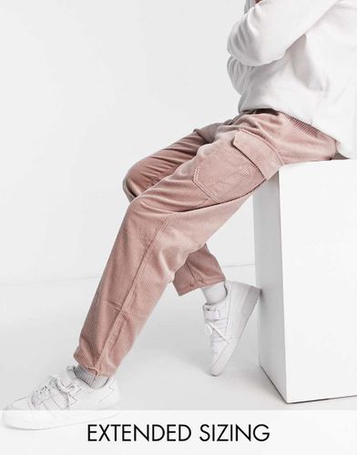 Pantalon cargo style skater en velours côtelé - Asos Design - Modalova