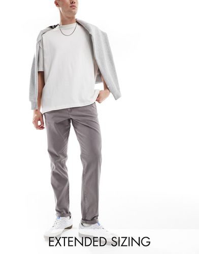 Pantalon chino coupe fuselée - délavé - Asos Design - Modalova