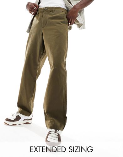 Pantalon chino basique décontracté - Kaki - Asos Design - Modalova