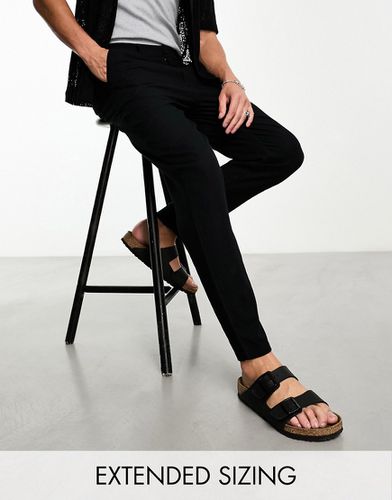 Pantalon chino fuselé en lin mélangé - Asos Design - Modalova