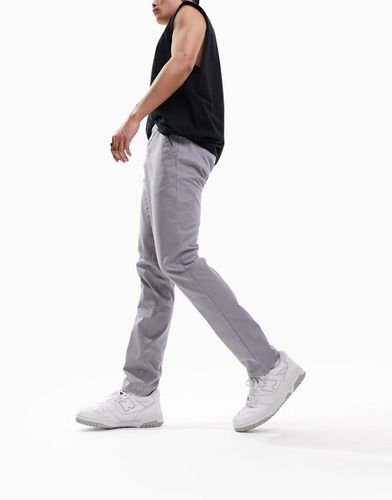 Pantalon chino slim - clair - Asos Design - Modalova