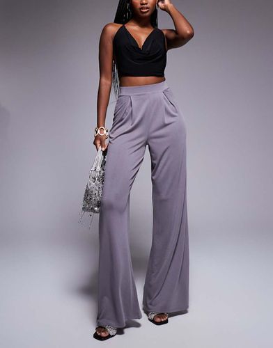 Pantalon ample à pinces en modal - ardoise - Asos Design - Modalova